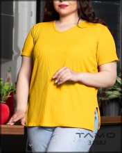 31582 - تی شرت آکاردئونی زرد